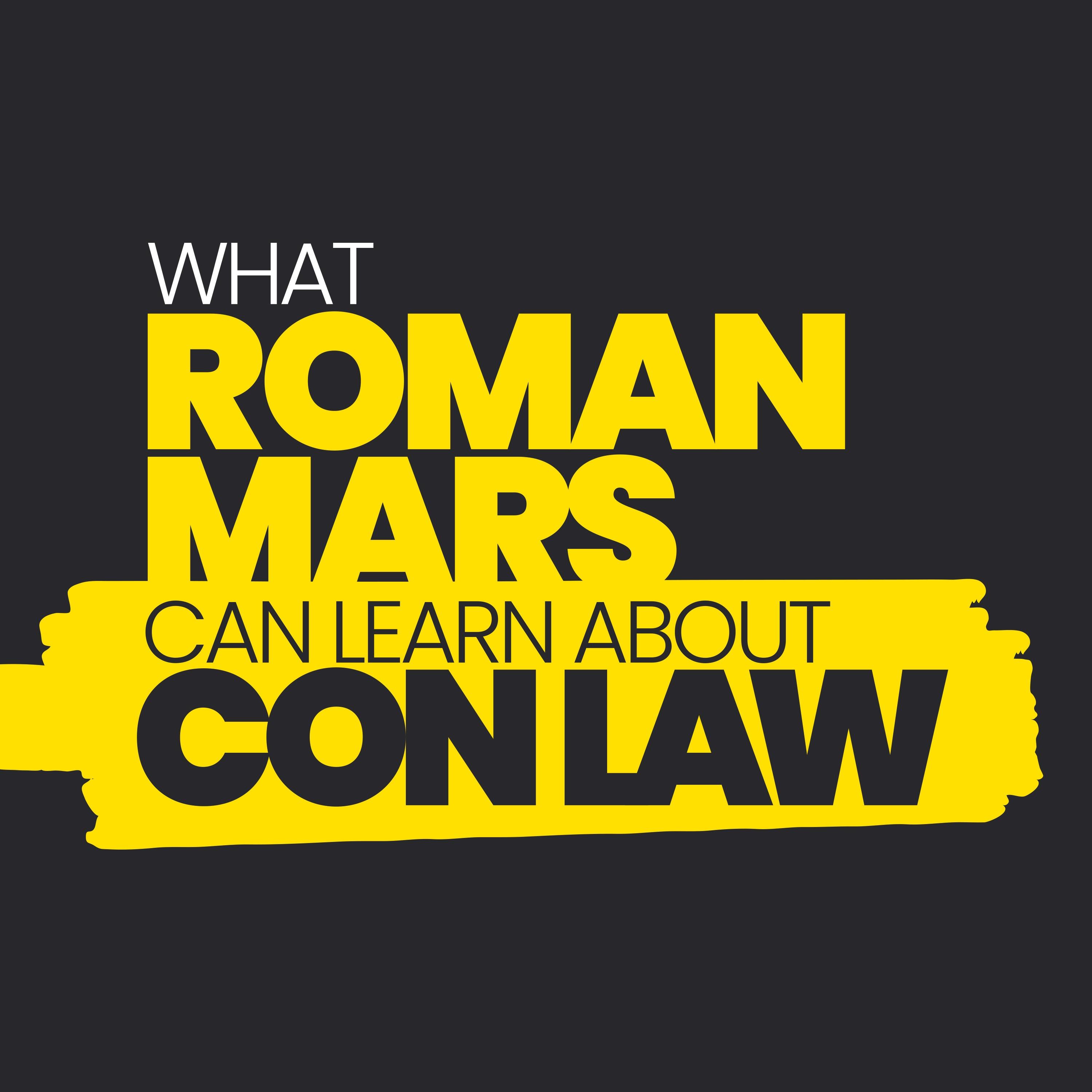 Show poster of What Roman Mars Can Learn About Con Law